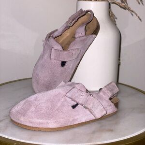 Pink Suede Toddler Shoes
